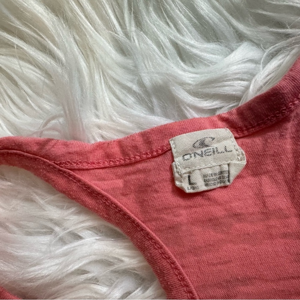 O’Neill Girls Coral Racerback Tank Top Size L Floral Mandala Graphic - Picture 2 of 6